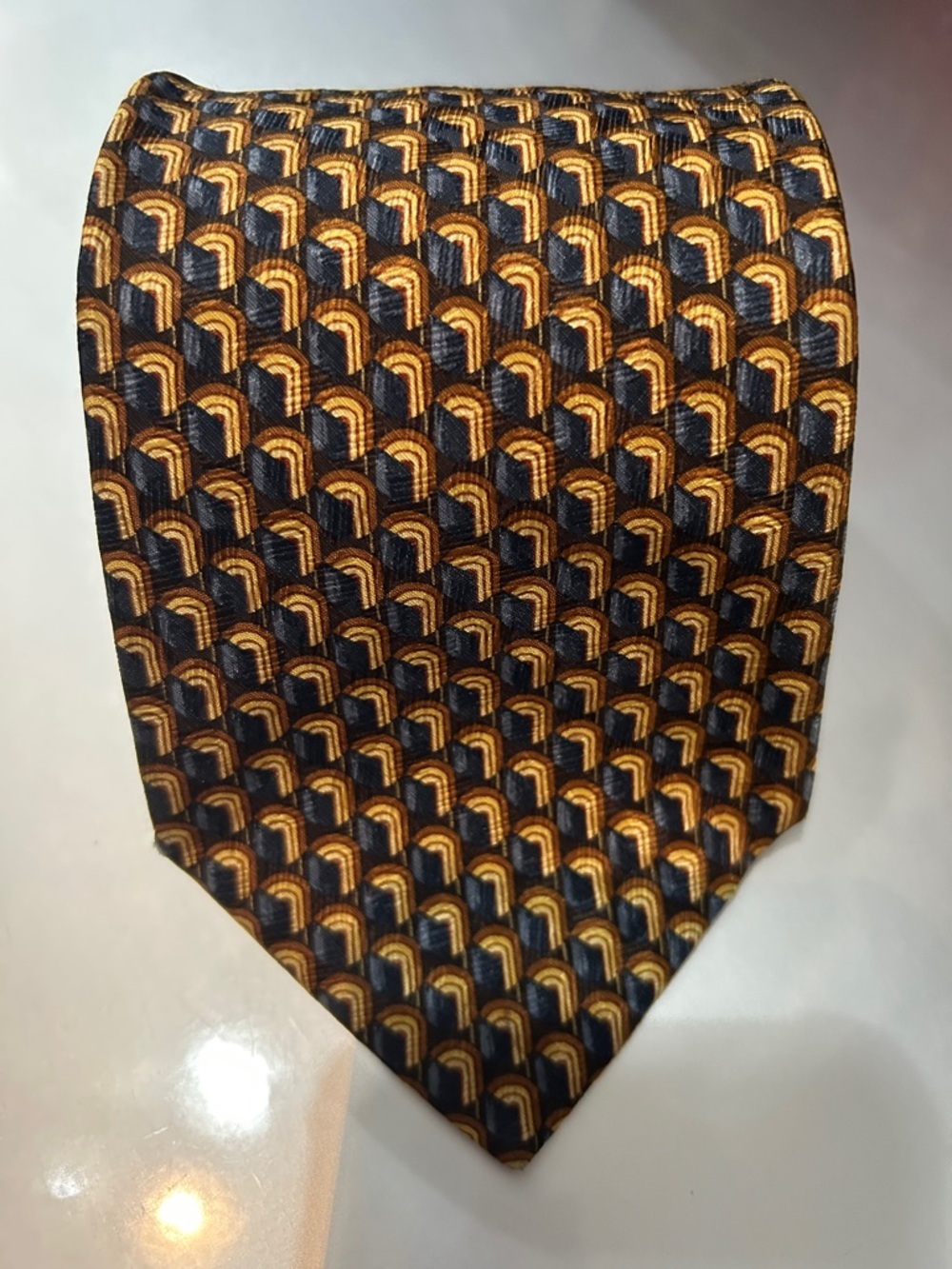 Ermenegildo Zegna 100% Silk Tie Made it Italy Luxury Designer Men’s VTG